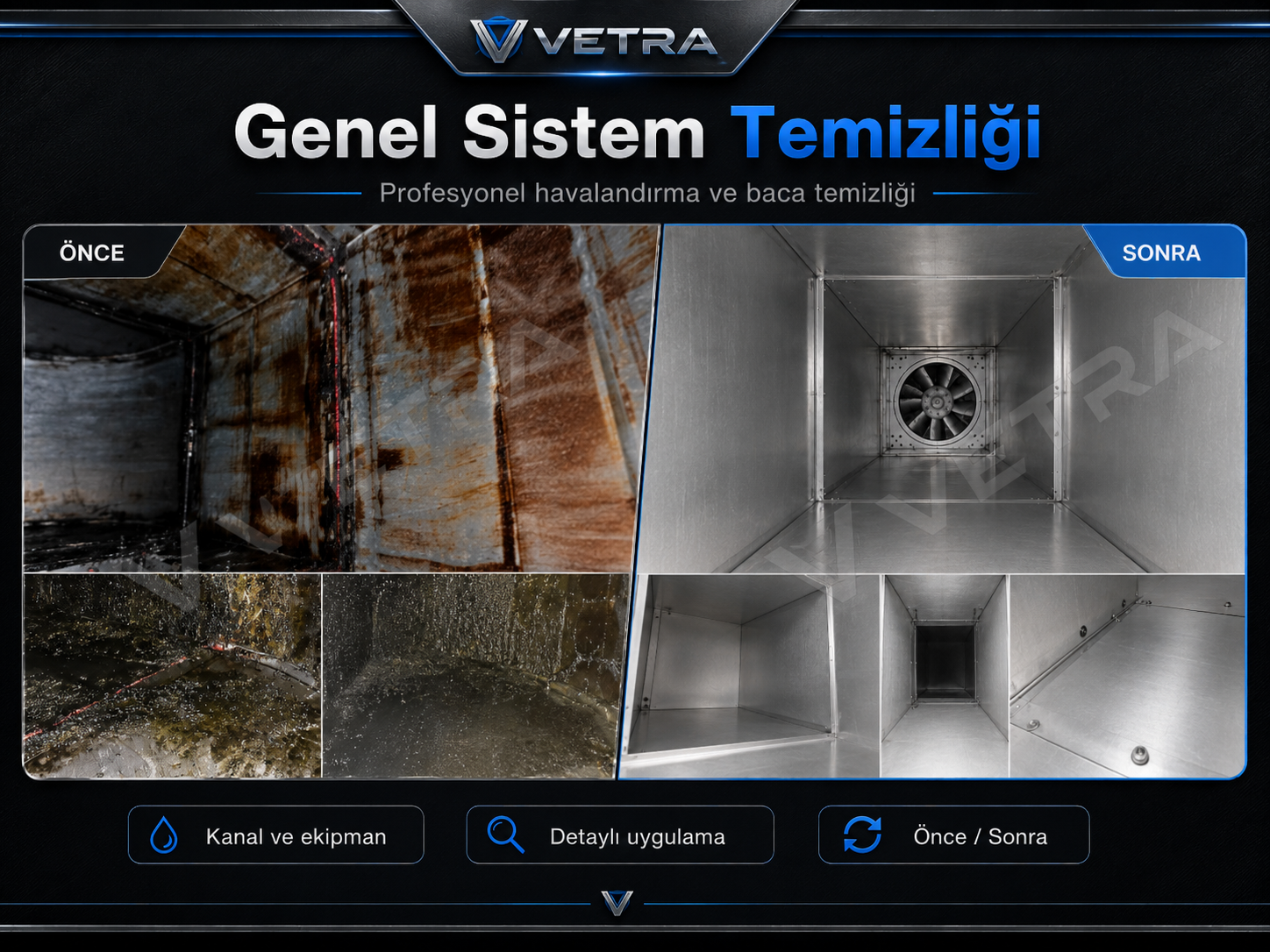 VETRA genel sistem temizliği uygulama görseli