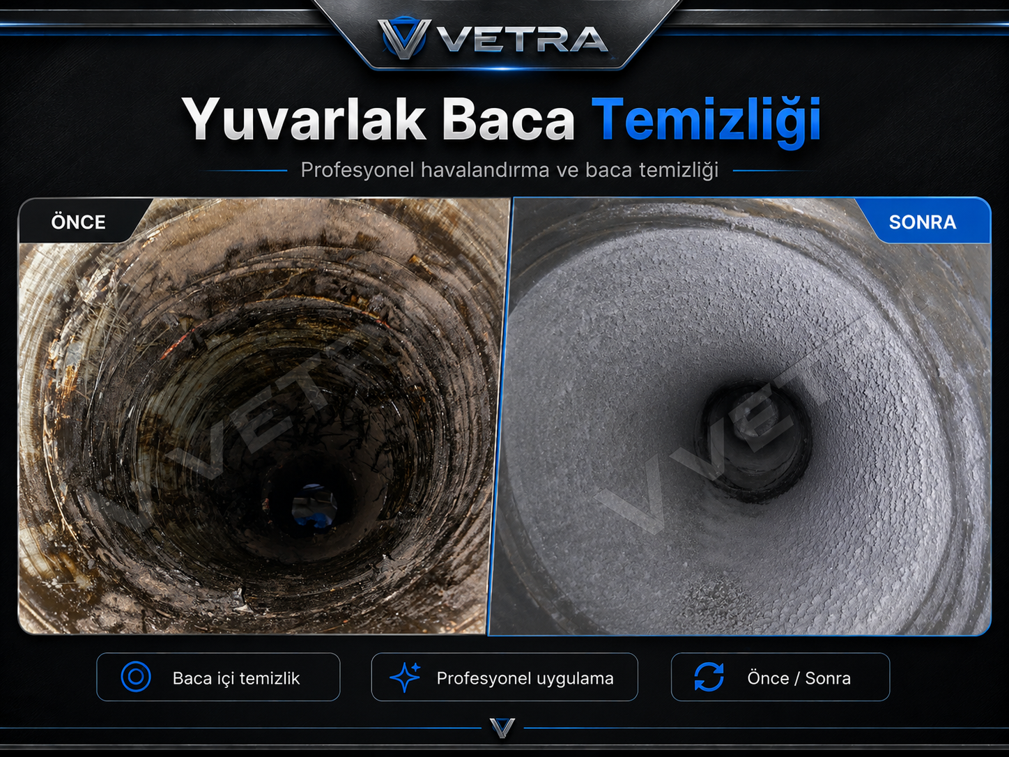 VETRA baca temizliği uygulama görseli