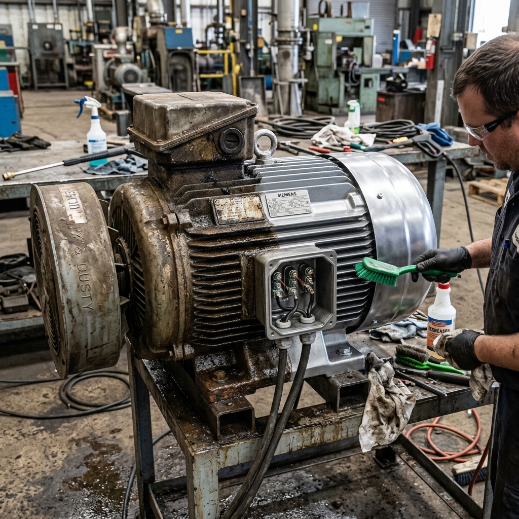 Yağlı Motor Temizliği